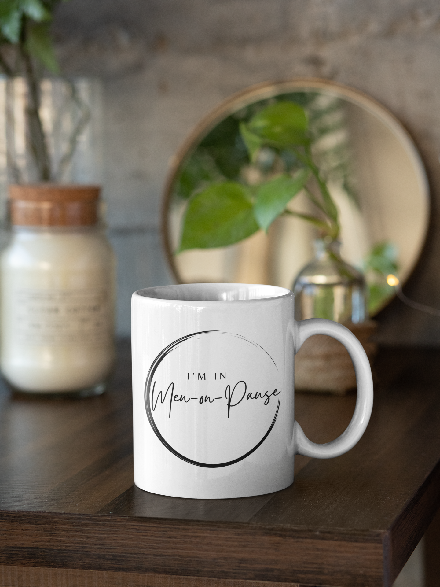 Men on Pause Ceramic Mug, (11oz)