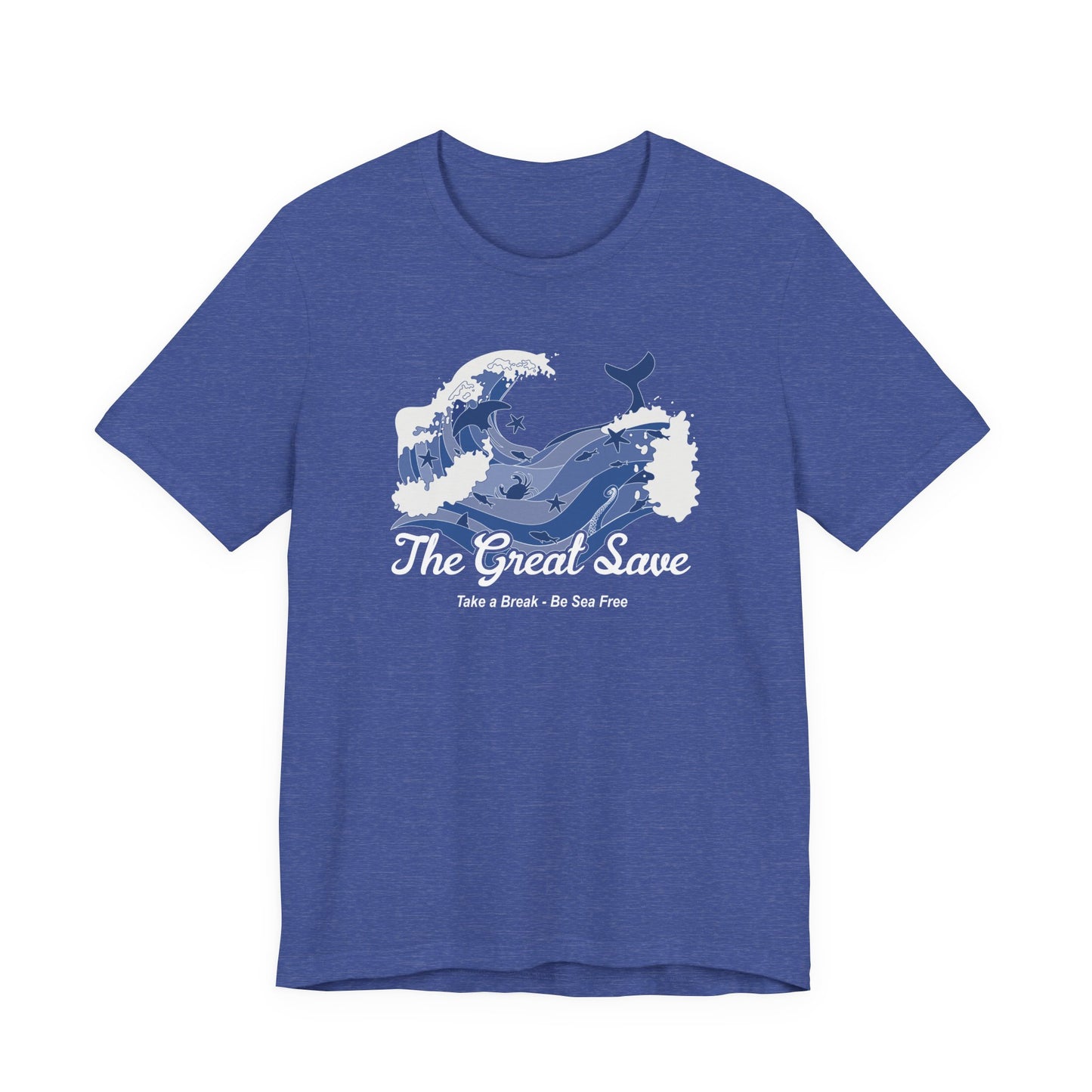 The Great Save T-shirt - take a break, be sea free - Unisex T-shirt